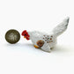 Rooster Hen Chicken Bantam Ceramic Figurine Family Statue