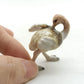 Set of 2 Ostrich Bird Figurine Ceramic Miniature Statue