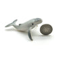 3 Humpback Whale Siblings Ceramic Figurines Miniature Statue