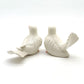 2 Pigeon Bird Figurines Ceramic Salt & Pepper Shakers