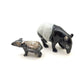 2 Malayan Tapirs
