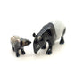 2 Malayan Tapirs