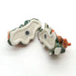 2 Frog Ceramic Figurine Salt Pepper Shaker Statue