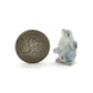 Set of 4 Tiny Rabbit Figurine Ceramic  Statue