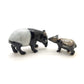 2 Malayan Tapirs