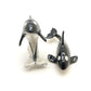 Set of 2 Killer Whale Fish Figurine Miniature Ceramic Statue