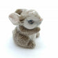 Set of 2 Rabbit Figurine Ceramic Animal Animal Statue