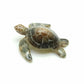 Set of 2 Tiny Sea Turtle Figurine Ceramic Statue