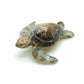 Set of 2 Tiny Sea Turtle Figurine Ceramic Statue