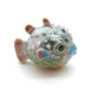 Whistle Owl Bird Fish Ceramic Figurine Statue