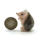 2 Hedgehog Porcupines with Tree Trunk