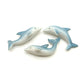 Set of 3 Dolphin Fish Ceramic Magnet