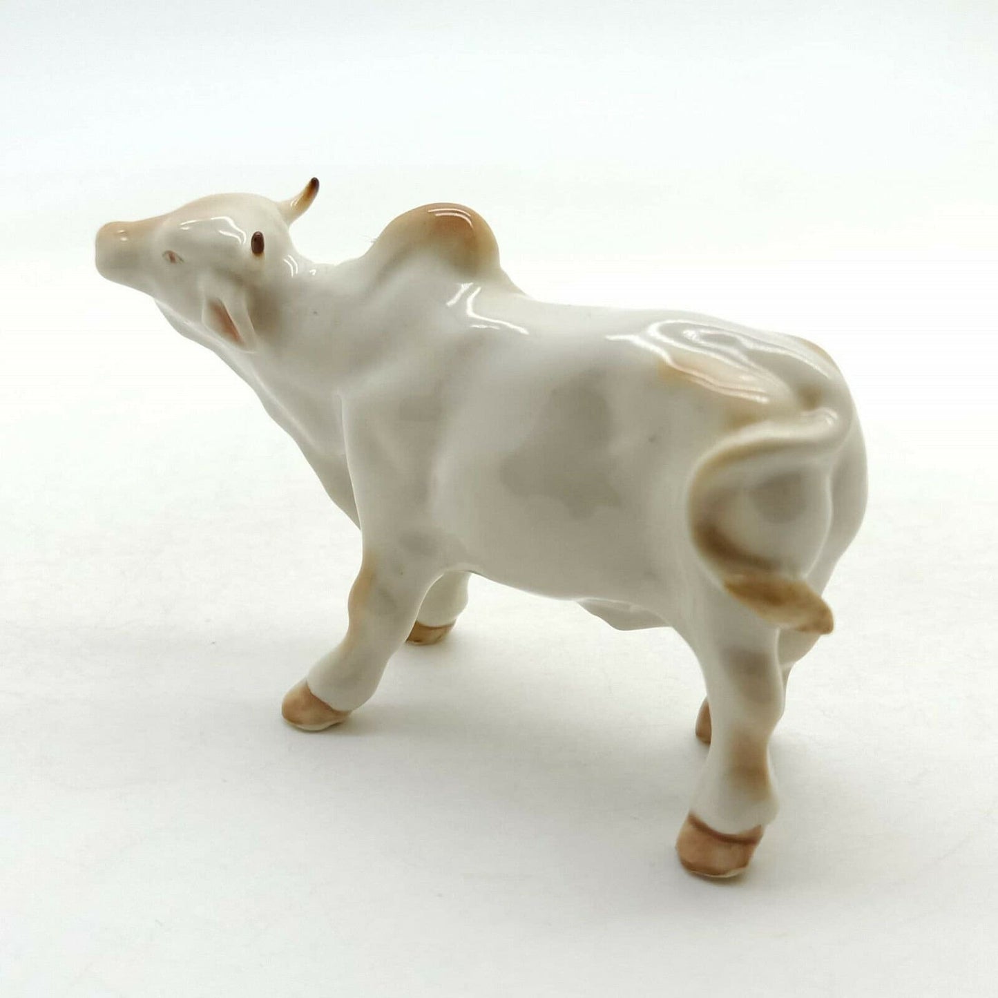 Brown Cow Ceramic Figurine Statue