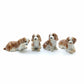 Set of 4 Cocker Spaniel Dog Ceramic Figurine Statue