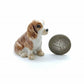 Set of 4 Cocker Spaniel Dog Ceramic Figurine Statue
