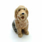 2 Otterhound Dog Ceramic Figurines