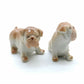 2 Brown Bulldog Dogs