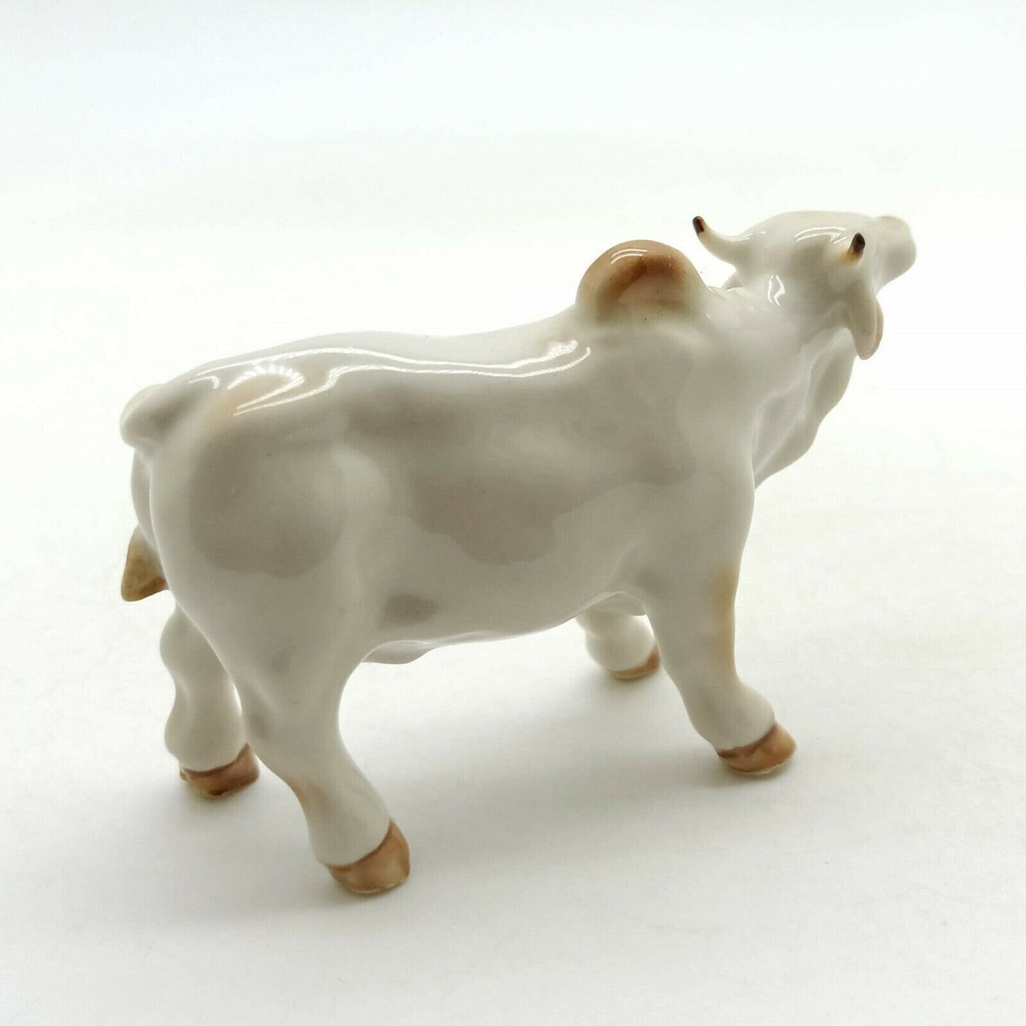 Brown Cow Ceramic Figurine Statue