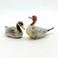 2 Northern Pintail Duck Ceramic Figurines Statue