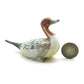 2 Northern Pintail Duck Ceramic Figurines Statue