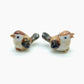 2 Tiny Sparrow Figurines