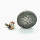 2 Tiny Sparrow Figurines