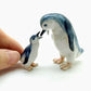 Set of 2 Penguin Bird Ceramic Figurine Phillip Island Mama & Baby Statue