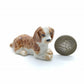Set of 4 Cocker Spaniel Dog Ceramic Figurine Statue