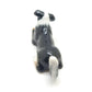 2 Collie Dog Ceramic Figurines