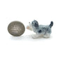 2 Collie Dog Ceramic Figurines