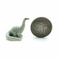 Set of 4 Dinosaur Brachiosaurus Ceramic Figurine Statue