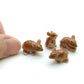 Set of 4 Tiny Mice Mouse Rat Ceramic Figurine Dollhouse Miniature Statue