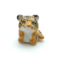 Set of 2 Tiny Tiger Ceramic Figurines Wild Animal miniature Statues