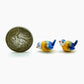 3 Sandpiper Bird Ceramic Figurines