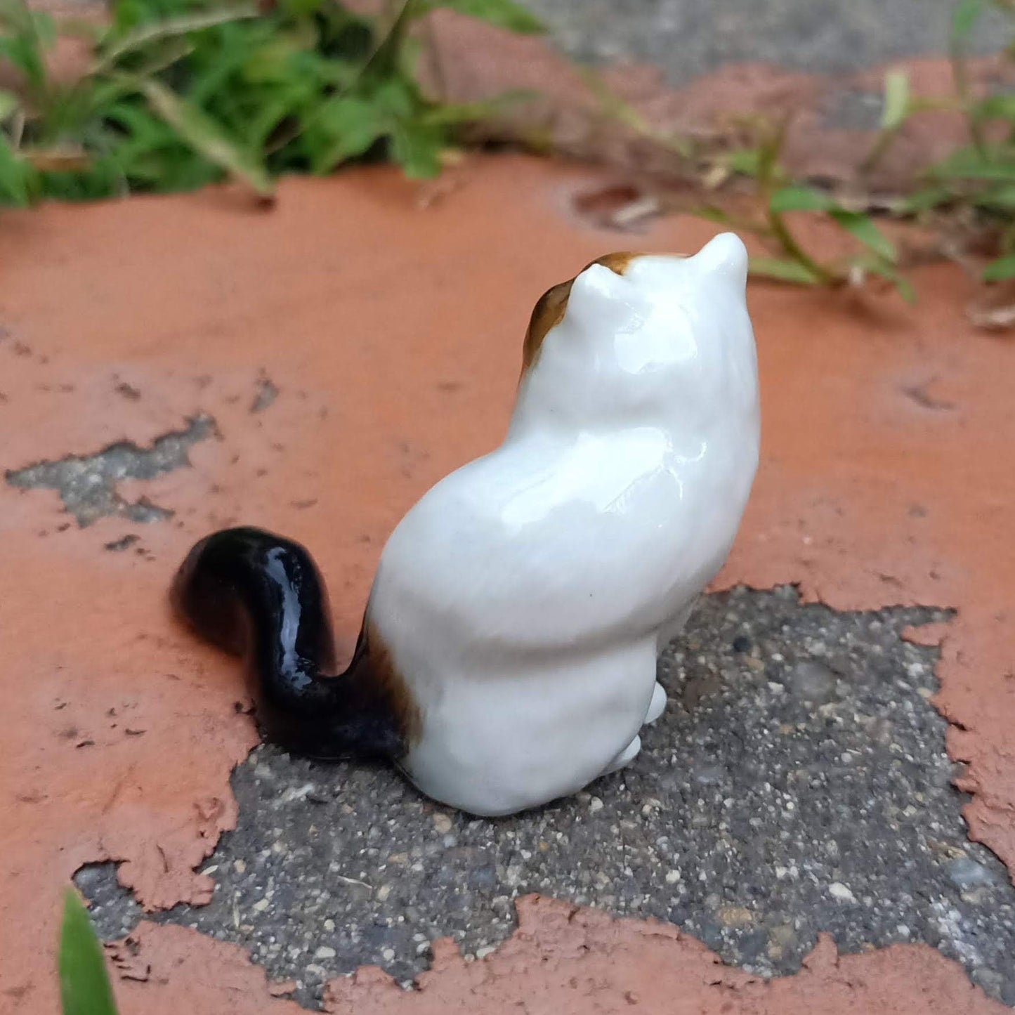 Himalayan Cat Ceramic Figurine Miniature