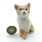 Set of 3 Siamese Cat Figurine Ceramic Statue
