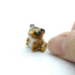 Set of 2 Tiny Tiger Ceramic Figurines Wild Animal miniature Statues