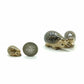 Set of 3 Hedgehog Porcupine Figurine Ceramic Animal  Miniature Statue