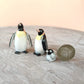 Set of 3 Penguin Bird Ceramic Figurine Rockhopper Jackass King Statue