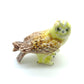 Owl Bird Ceramic Figurine Miniature Statue