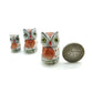 Set of 3 Ceramic Owl Bird Ceramic Figurines