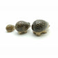 Set of 3 Hedgehog Porcupine Figurine Ceramic Animal  Miniature Statue