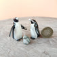 Set of 3 Penguin Bird Ceramic Figurine Rockhopper Jackass King Statue
