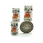 Set of 3 Ceramic Owl Bird Ceramic Figurines
