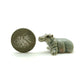 Set of 2 Hippopotamus Hippo Ceramic Figurine Miniature Statue