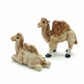 Set of 2 Camel Figurine Ceramic Miniature Statue