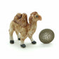 Set of 2 Camel Figurine Ceramic Miniature Statue