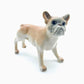 Brown Boxer Dog Ceramic Figurine Statue