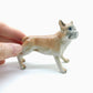 Brown Boxer Dog Ceramic Figurine Statue