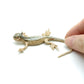 Brown Lizard Iguana Gecko Ceramic Figurine Statue